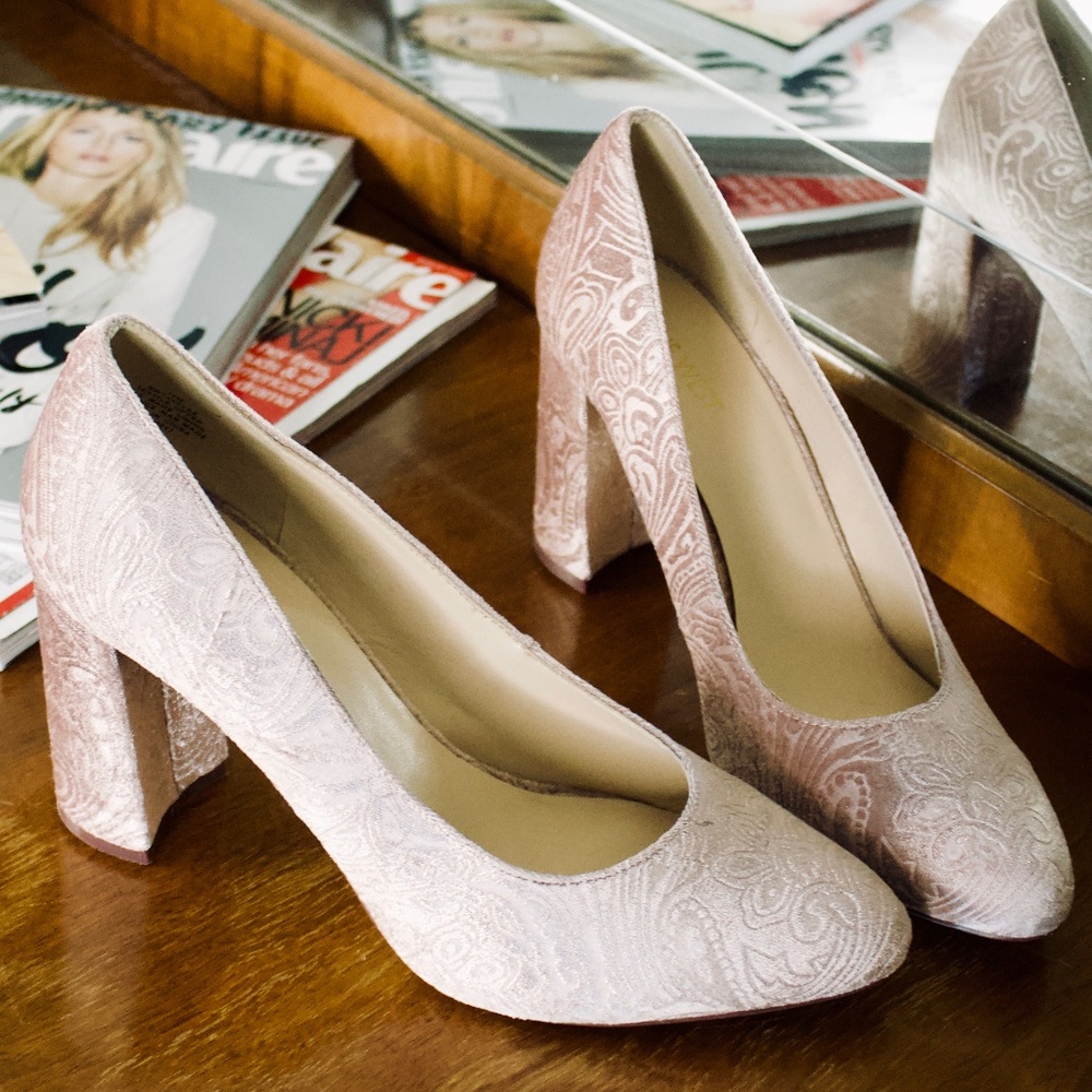Mod Velvet Heels